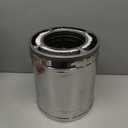 Duravent DuraPlus - 6in. X 12in. Diameter Chimney Pipe, Stainless Steel