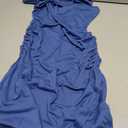 Missufe Women's Sleeveless Ruched Bodycon Sundress Summer Casual Mini Tank Dress, Small