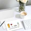 4 x RollupJoy Cute Baby Shower Card, Funny Newborn Greeting Card for New Mom Dad Parents, Baby Shower Congratulation Cards, and Then There Were Four Cards