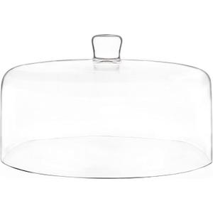 Glass Cake Dome, Cake Cover Lid for Freshness and Display | 12" Diameter