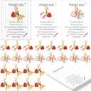 Konohan 24 Sets Baseball Party Favors Gifts for Team Baseball Keychains Bulk Sports Pocket Hug with Greeting Cards and Bags for Mothers Day Friends Family Coworkers