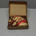 Zeyune 12 Pcs 9.84" Large Poinsettia Picks for Christmas Tree Red Gold Glitter Artificial Christmas Poinsettias Flower with Stems Xmas Floral Ornaments for Xmas Tree Party Wreath DIY Vase Home Decor