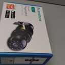 Smart Door Knob Fingerprint Door Lock 4-in-1 Keyless Entry (Fingerprint/App/Code/Key) with Auto-Lock Easy Install for Home/Bedroom/Office-Silver