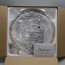 FTZVRD Ceiling Fan with Light and Remote, 19" Low Profile Flush Mount, 6-Speed, DC Motor, Dimmable 3000K-6500K LED, Light Oak Fandelier Ceiling Fan for Bedroom, Dining Room, Small Room