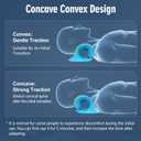 Neck Stretcher for Pain Relief, Neck and Shoulder Relaxer Cervical Traction Device Pillow for Muscle Relax and TMJ Pain Relief (Blue)
