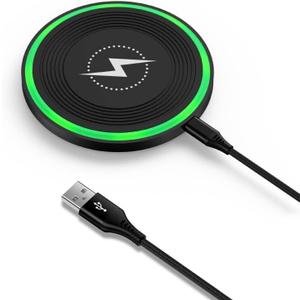 for Pixel Wireless Charger, Fast Wireless Charging Pad for Google Pixel 10/10Pro/9a/9 Pro/9Pro XL/9Pro Fold/8/8Pro/7/7Pro/6/6 Pro/5, Wireless Charger Android for Samsung S25Ultra/Z Flip7/Fold7, iPhone (Black)