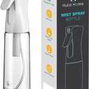 Hula Home Spray Bottle for Hair (10.1oz/300ml) - Powered by Flairosol® Spray Technology - Continuous Ultra Fine Mist Sprayer – For Hairstyling, Cleaning, Salons, Plants, Essential Oil & More - White