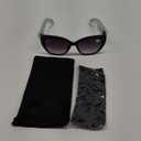 LADEESSE Reading Sunglasses for Women - Stylish Bifocal Sunglasses with Readers Built-in - UV400 Protection +2.75 (Black)