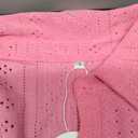 ANRABESS Womens Bathing Suit Cover Ups Swimsuit Beach Coverup Hollow Out Swimwear 2026 Summer Outfits Bikini Dress Shirt Hot Pink Small