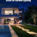 Solar Driveway Lights Dock Light Waterproof 12 Pack, 2 Colors in 1 Outdoor LED Solar Deck Lights, Solar Powered Walk Way Lights Road Marker for Warning Stair Pathway Patio (Warm & Cool)