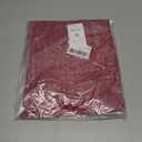 ROJZR Women Lingerie Set 3 Piece Babydoll Lace Kimono Robe Strap Chemise Nightgown Mesh Sleepwear Bodysuit (Red)