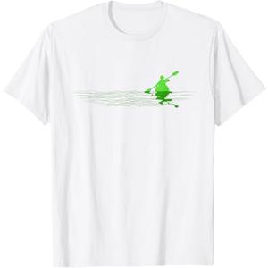 Kayak Boat Kayaking Paddling Graphic Kayaker T-Shirt