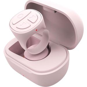 Tiktok Scrolling Ring, Bluetooth Camera Remote Control, Scrolling Ring Remote for iPhone TikTok FB YouTube IG Android Phone, Fingertip Wireless Scroller Page Turner (Baby Pink)