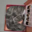 Ms Taj 11 Inch Short Wavy Hair Topper for Women with Thinning Hair, Natural Synthetic Lightweight & Breathable Hairpiece for Women with 6.5"x6.5" Base, Instantly Adds Volume and Coverage