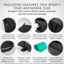 XL Portable Toilet for Adults - Extra Strong, Compact Portable Toilet for Camping with 20 Compostable bags, Portable Potty for Travel, Van Life, Truck, Bedside Commode, Festival, Camping Essentials