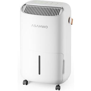 Dehumidifier for Basement,Home,Bathroom,Bedroom 45 pint/Day 4500 Sq ft Dehumidifiers with Drain Hose,Intelligent Humidity Control,3 Modes,24H Timer,Auto Defrost,Child Lock (18 Pint)