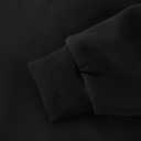 LovelyWholesale Women Sweatsuits 2 Piece Set V Neck Cropped Sweatshirt and Jogger Set Black X-Large