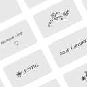 300 PCS Blank Index Cards Flash Cards for Studying Business 3.5x2 inches Card Stock Paper Round Corner Blank Kraft Paper Note Card (White