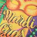 Mardi Gras Sweatshirt for Men,Mardi Gras Outfit Men,Mardi Gras Sweatshirts (Yellow, XXL)