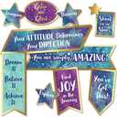 Carson Dellosa Galaxy Motivational Signs Mini Bulletin Board Set
