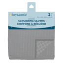 Key & Castle Scrubbing Cloth 2CT