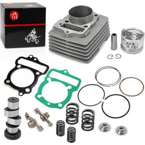 Motorsports Big Bore 58mm 120cc Cylinder Piston Top End Kit & Camshaft Compatible with Honda XR100 XR100R CRF100 CRF100F 1981-2017 411-HXR-1001