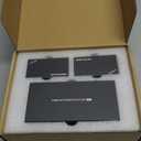 HDMI Extender Splitter 1x4 1080P@60Hz Over Cat 5E/6/7 Ethernet Cable 50m (165ft) Support EDID Copy POC Function (1 in 4 Out)