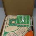 Baseball Board Game,Wooden Baseball Game,20mm Thick Wooden Board with 10 Pieces & Dice,Markers,Great for Family Game Night, Party and Road Trip, Portable