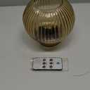 ULAROOM Battery Operated Lamp with Remote Control,Battery Powered Table Lamps with Timer&Replaceable LED Blub,Dimmable Brightness Small Lamp for New Home Gift Decorative Corner Bedroom (Yellow)