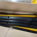 VEVOR Cable Protector Ramp, 4 Packs 2 Channels Speed Bump, Rubber Modular Humps Rated 11000 LBS Load Capacity, Protective Wire Cord Ramp Driveway Rubber Traffic Speed Bumps Cable Protector