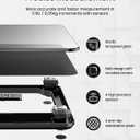 RENPHO Scale for Body Weight, Bathroom Weighing Scale, Highly Accurate & Measures Weight up to 400 lb/180kg, Batteries Included, 11"/280mm, Black