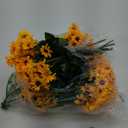 24PCS Silk Sunflowers Artificial Flowers Bulk, Fake Sunflowers with 24 Small Daisy Mums Flowers for Outdoors Home Office Centerpiece Window Porch Hanging Planter Fall Dcor (Yellow)