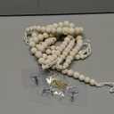 Wood Bead Curtain Tiebacks, KLOGTSIND Set of 4 Curtain Holdbacks for Thin or Thick Window Draperies, Boho Farmhouse Curtain Tiebacks with Hooks, Curtain Tie Backs for Home Office Room Decor