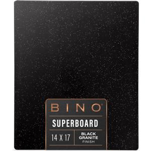 BINO Cutting Board | BPA-Free Chopping Board | Cutting Boards for Kitchen Durable, Large Surface, Multipurpose, Dual-Sided, Dishwasher Safe | Charcuterie Accessories | Home & Kitchen Utensils (Black Granite)