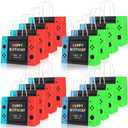 JOCOPUERTO Video Game Party Favor Bags, Gaming Theme Kraft Paper Gift Bags, 16 Pieces, Game On Birthday Party Supplies