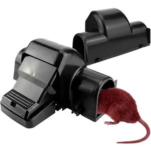 Tougher Than Tom Sure-Catch Rat Trap (2-Pack) - Heavy Duty & Quick-Kill Power - Easy to Set with No-Touch Disposal Design Mouse Trap - Reusable Indoor & Outdoor Rodent Trap