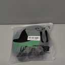 4-Piece Witch Costume Accessories Set, Black Hat, Green Gloves with Claws, Stockings, Round Glasses