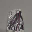 Honoson 5050 4 Pin RGB 10mm LED Strip Connector Kit RGB Extension Cable, LED Strip Jumper, 2 Way RGB Splitter Cable, L, T, Gapless, 4 Pin Male Connectors with Clips