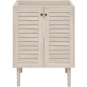 Swiss Madison Bron 24" Freestanding Bathroom Vanity Cabinet Without Top in White Oak
