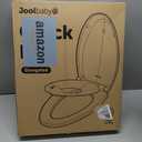 Quick Flip Elongated Toilet Seat with Built-In Potty & Splash Guard for Toddler Training, Slow Close - Jool Baby