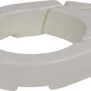 Drive Medical Hinged Toilet Seat Riser, Standard Seat, White