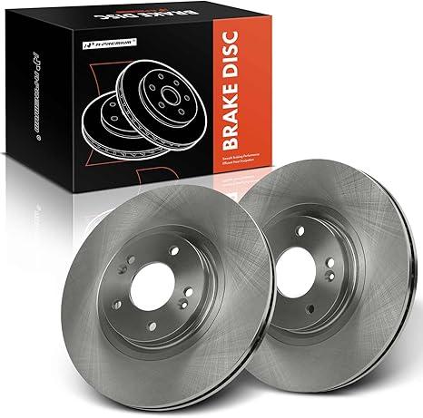 A-Premium 12.60 inch (320mm) Front Vented Disc Brake Rotors Compatible with Select Hyundai and Kia Models - Santa Fe/Santa Fe Sport 2013-2018, Santa Fe XL 2014-2019, Sorento 2014-2019, 2-PC Set