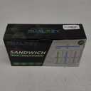 Storage Bag Organizer for Kitchen- Baggie Drawer Organizer & Plastic Food Storage Bags Holder- Compatible with Gallon, Quart, Sandwich, Snack Bags, Freezer, Slider Bags-4 Separate Pieces White