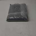 Storage Ottoman with Thicker Foam Padded Seat. 61L Slim Tall Foldable Foot Rest Stool with Linen Fabric, Ottoman with Storage Bench for Living Room Bedroom, 300lbs Weight Support, 17x13x17IN Dark Gray