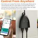 Amazon Basics Outdoor Smart Plug with 2 Individually Controlled Outlets, Works with Alexa Only, Voice Control, Weather Resistant, 2.4 GHz Wi-Fi, No Hub Required, Black