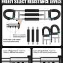 Twister Arm Trainer for Men & Women -4.0 Upgrade 30-270lbs Adjustable Chest Workout EquipmentPortable Home Gym Strength Training for Arms, Shoulder & Upper Body Muscle Building