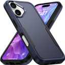 Designed for iPhone 17 Case, Dual Layer Heavy Duty Shockproof Protective Phone Cases Cover, Military Grade Drop Protection, Blue