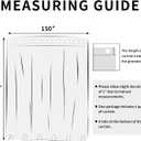 Easy-Going Outdoor Curtains Waterproof Windproof Weatherproof Curtain for Patio, Cabana, Porch, Pergola and Gazebo, Grommet Top and Tab Bottom Drape, 1panel, 150x96 inch, Orange