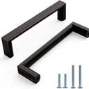 10 Pack 3 Inch(76mm) Oil Rubbed Bronze Cabinet Pulls, Zinc Cabinet Hardware Drawer Pulls for Cupboard Wardrobe