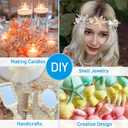 24PCS Sea Shells for Crafts Decoration - Real White Natural 2"-5" Scallop Shells and Starfish Coastal Christmas Craft Supplies, Beach Party, Painting, Easter DIY, Vase,Baking Shells, Birthday Gift